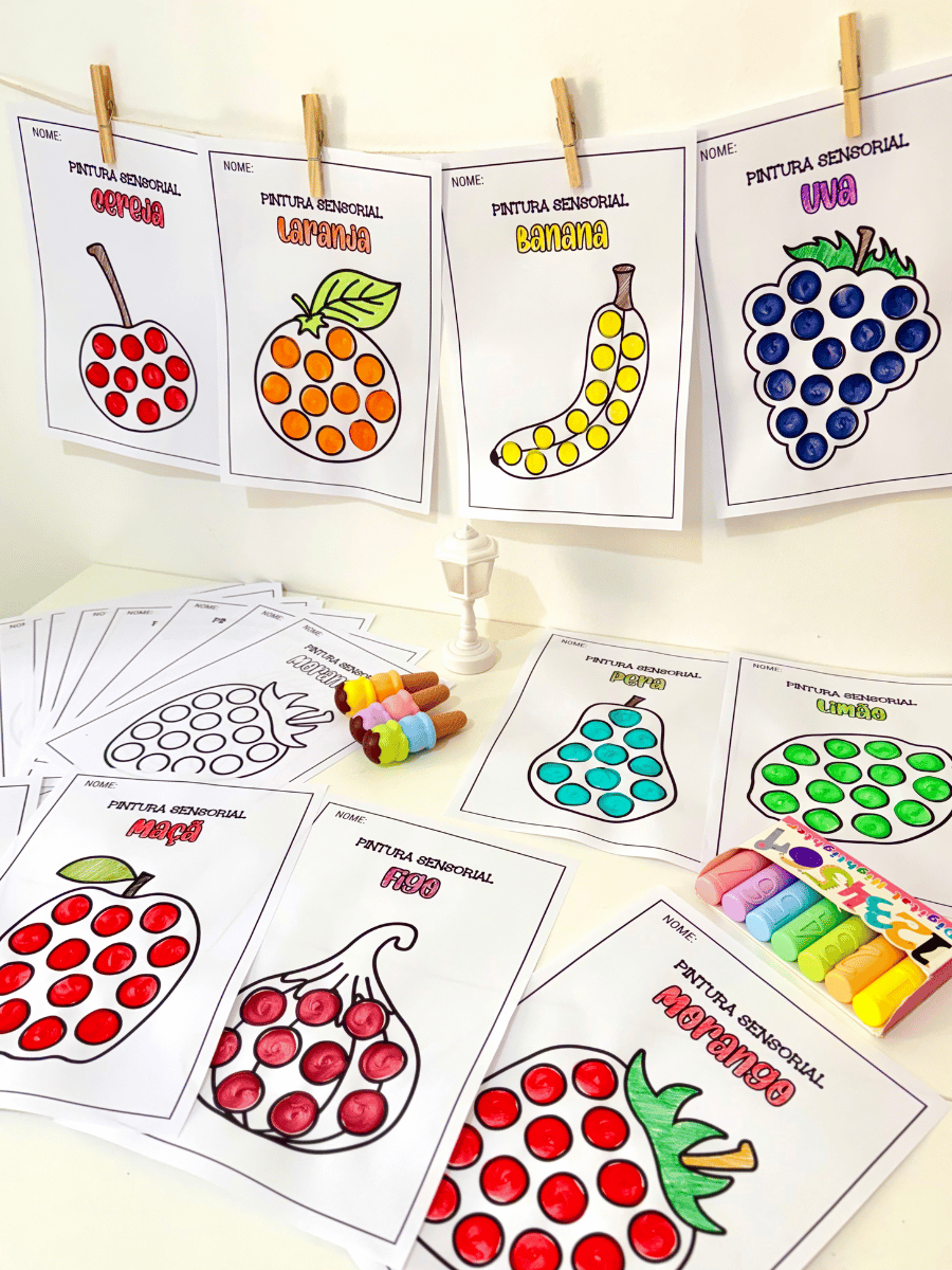 Pintura Sensorial Frutas - Imagem 2