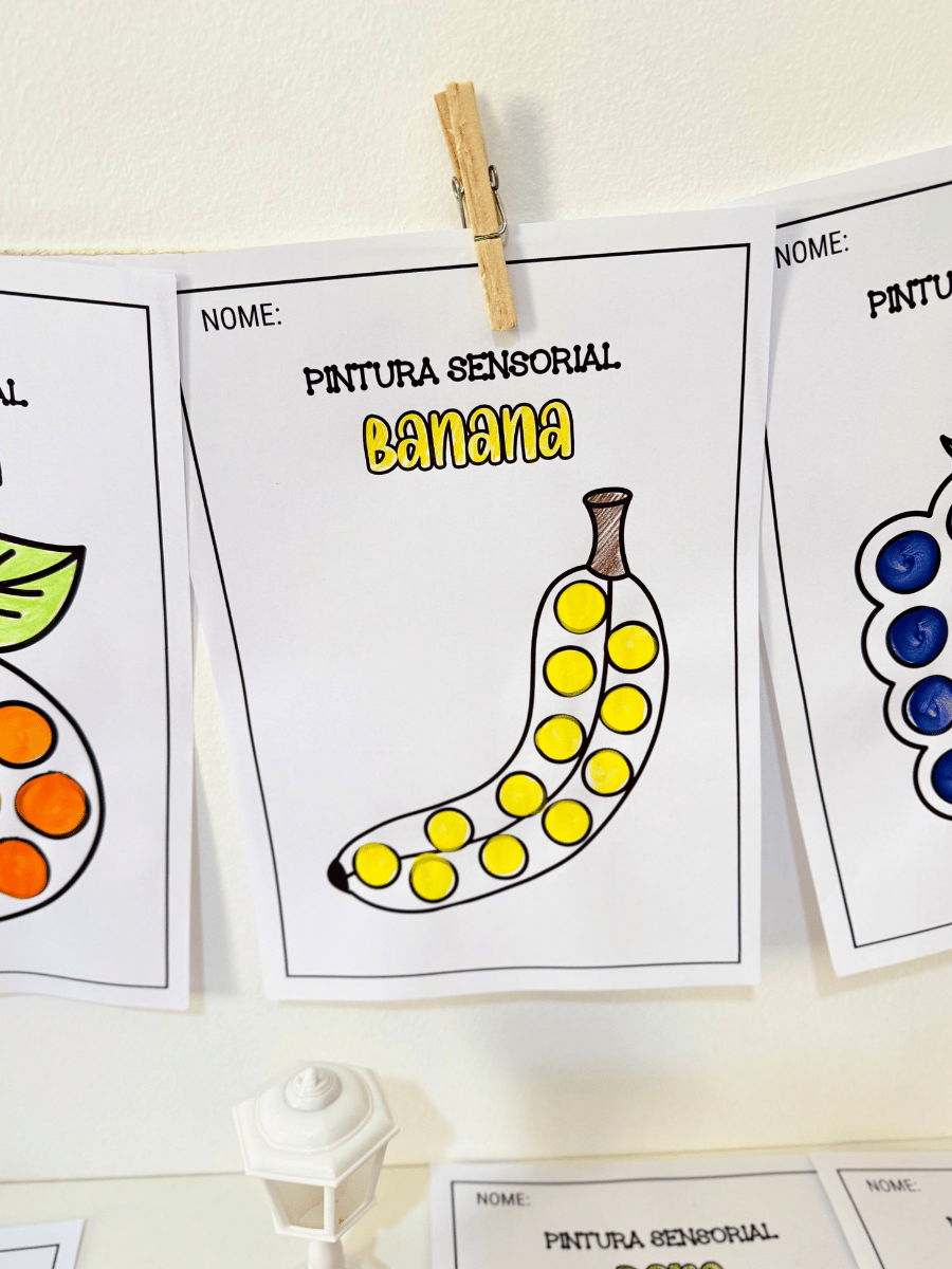 Pintura Sensorial Frutas - Imagem 5