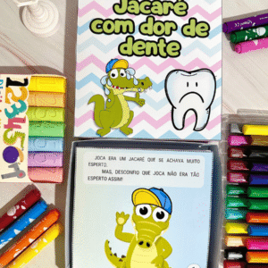 História na Caixa Jacaré com Dor de Dente