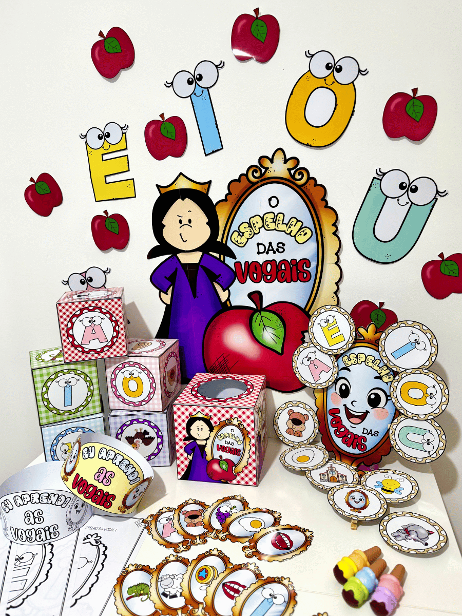 Kit Espelho das Vogais