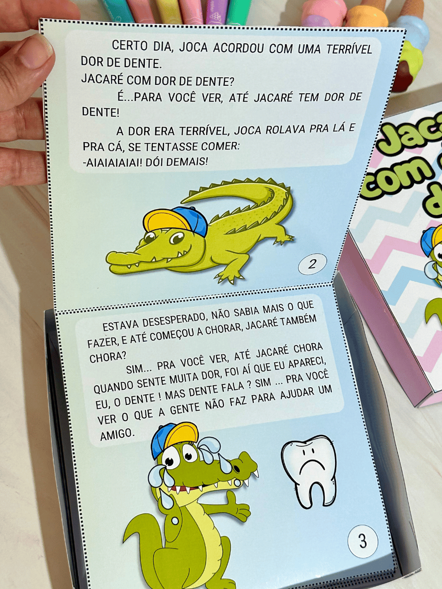História na Caixa Jacaré com Dor de Dente - Imagem 3