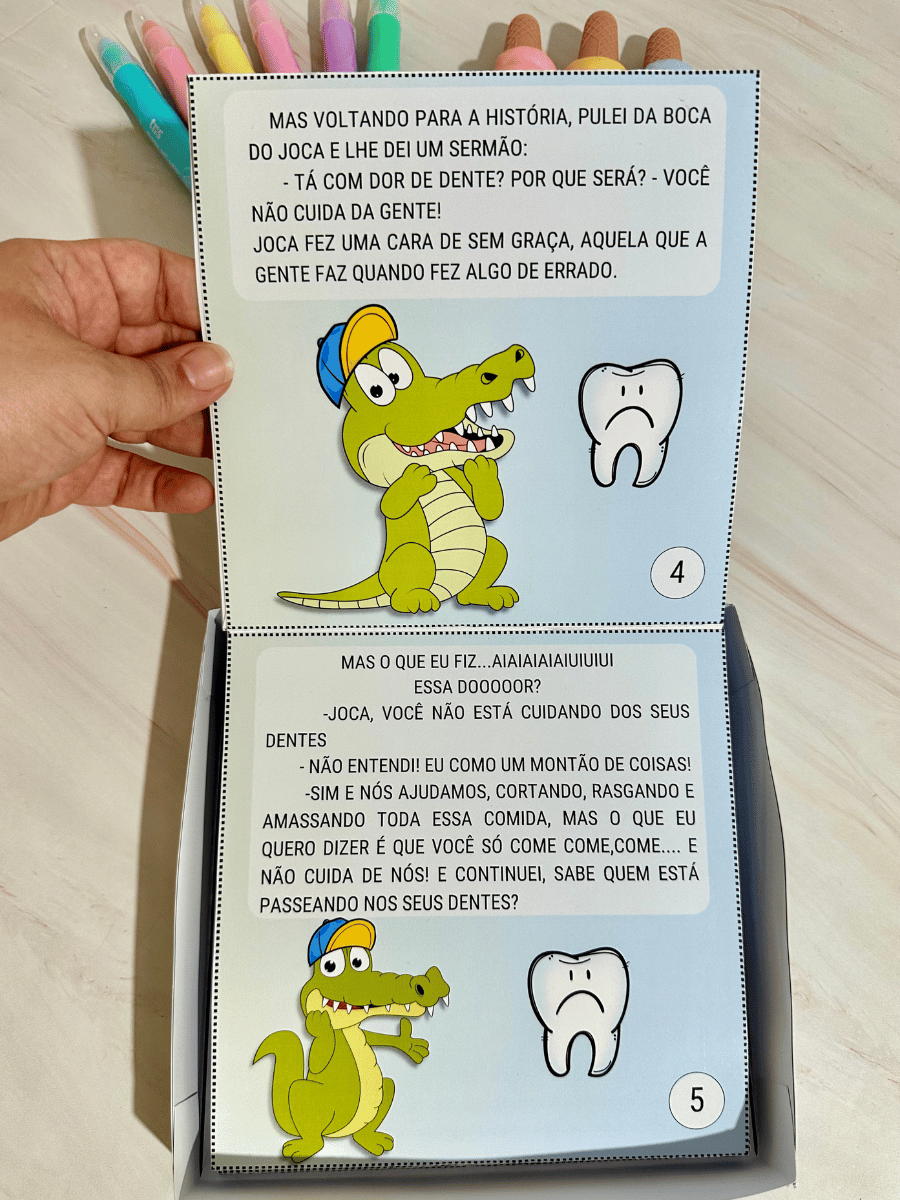 História na Caixa Jacaré com Dor de Dente - Imagem 4