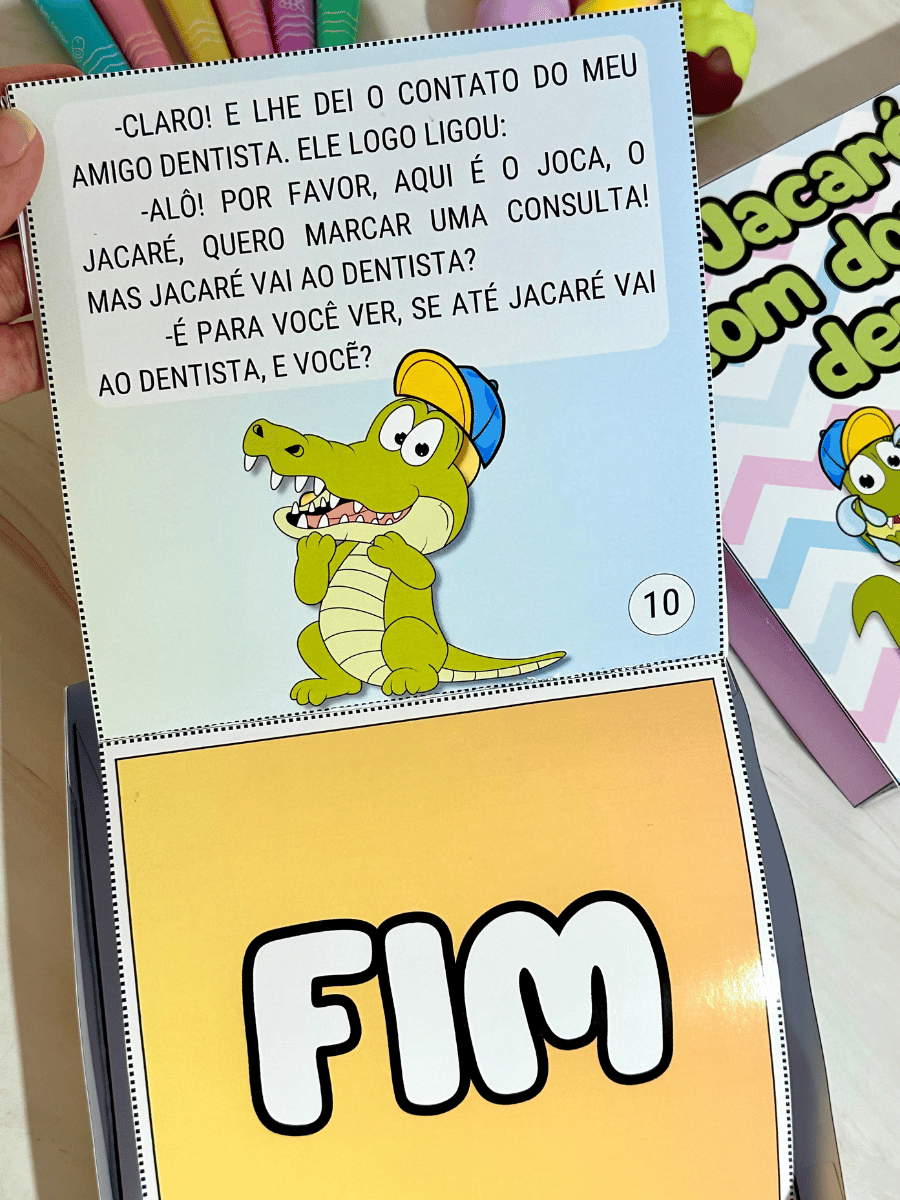 História na Caixa Jacaré com Dor de Dente - Imagem 7