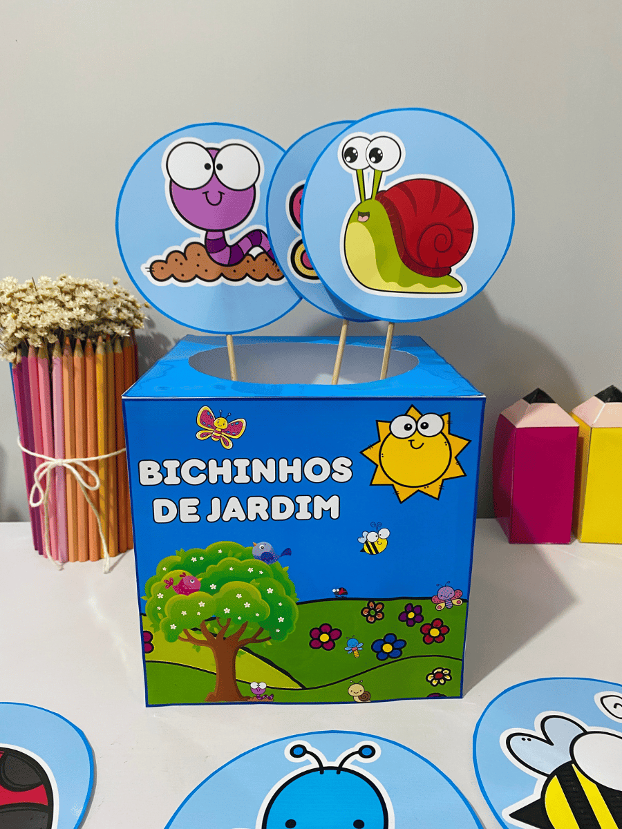 Caixinha Bichinhos de Jardim