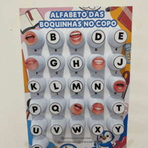 ALFABETO DAS BOQUINHAS NO COPO