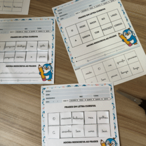 FRASES COM LETRA CURSIVA