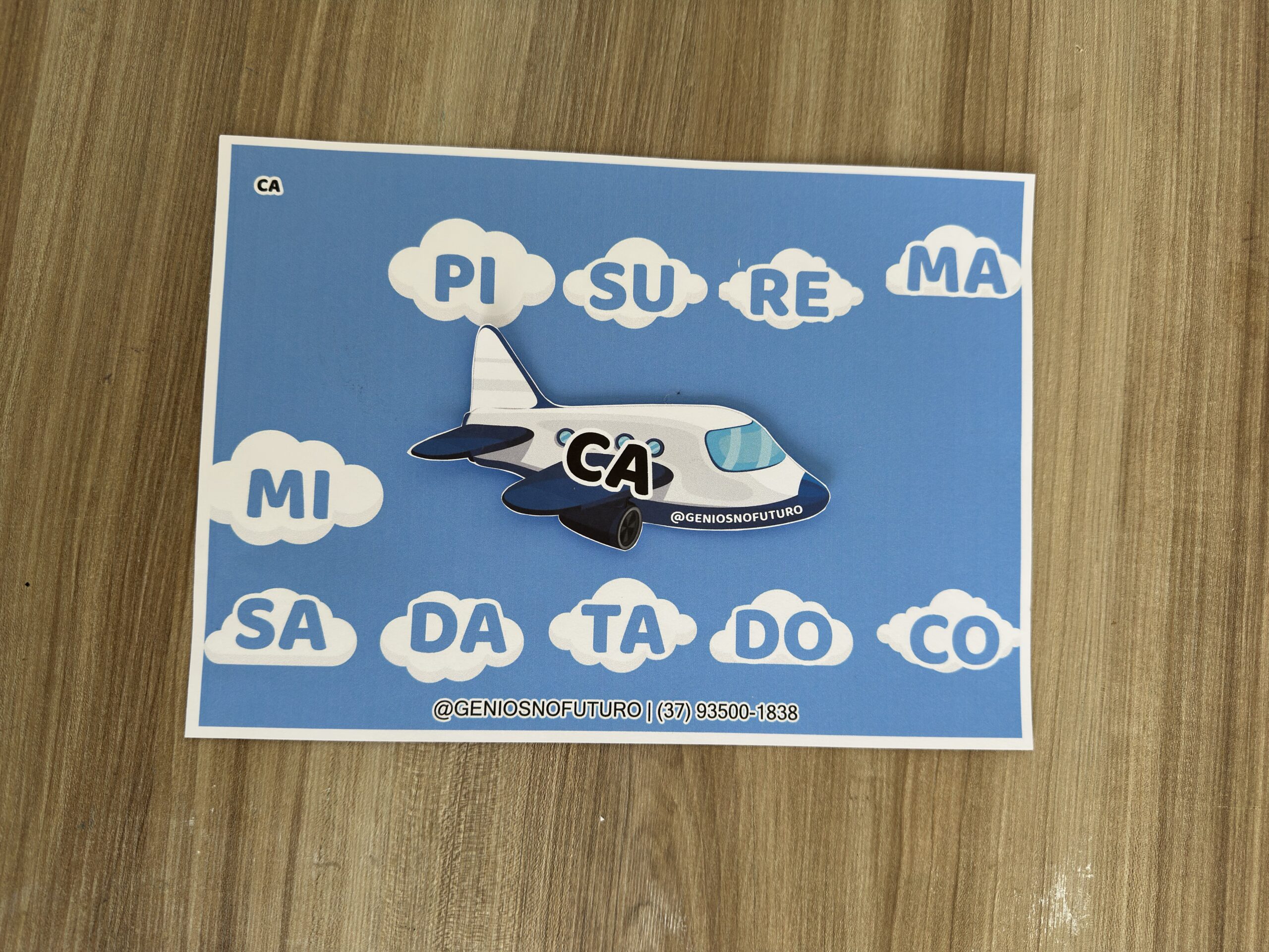 AVIÃO DA LEITURA