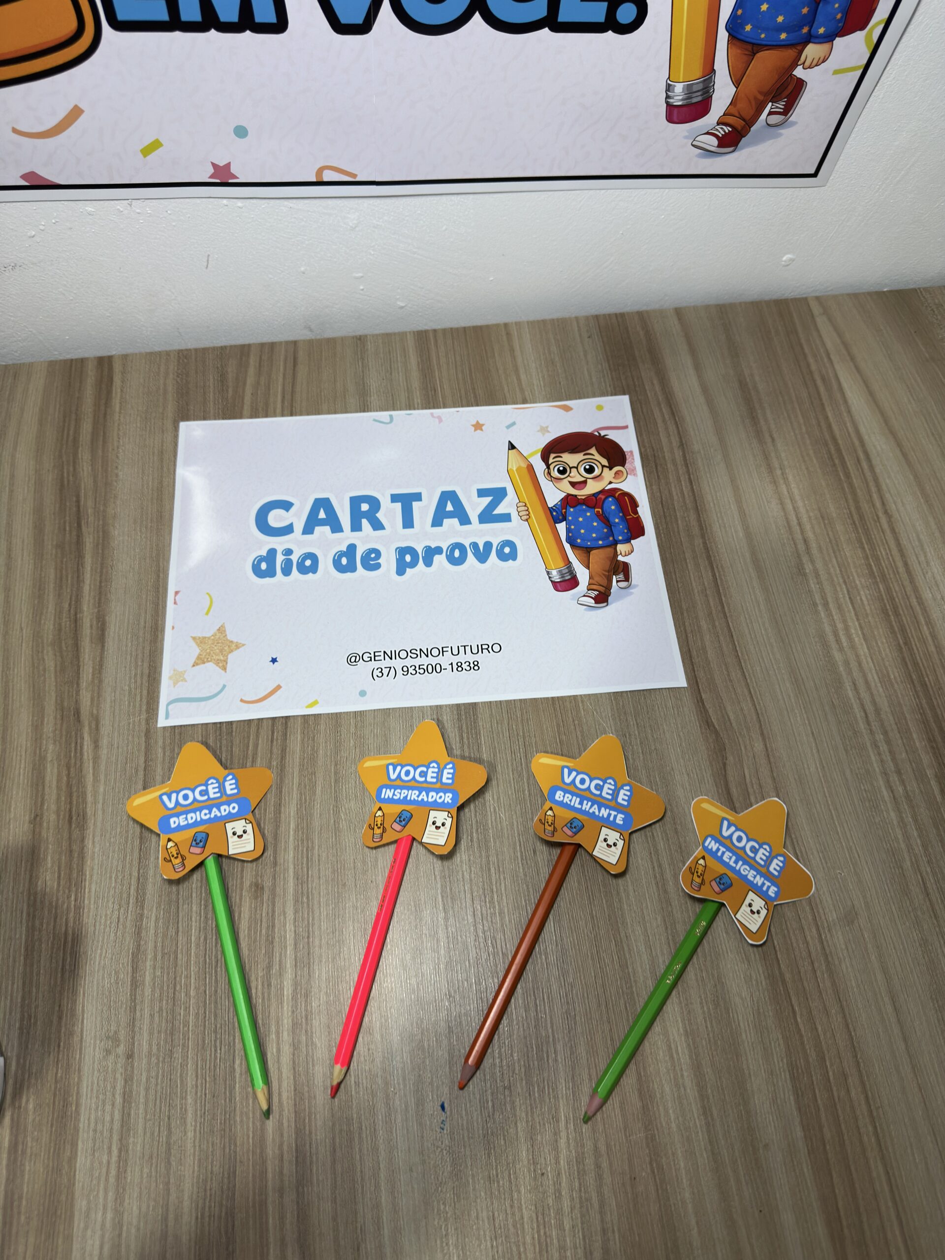 CARTAZ DIA DE PROVA - Imagem 2