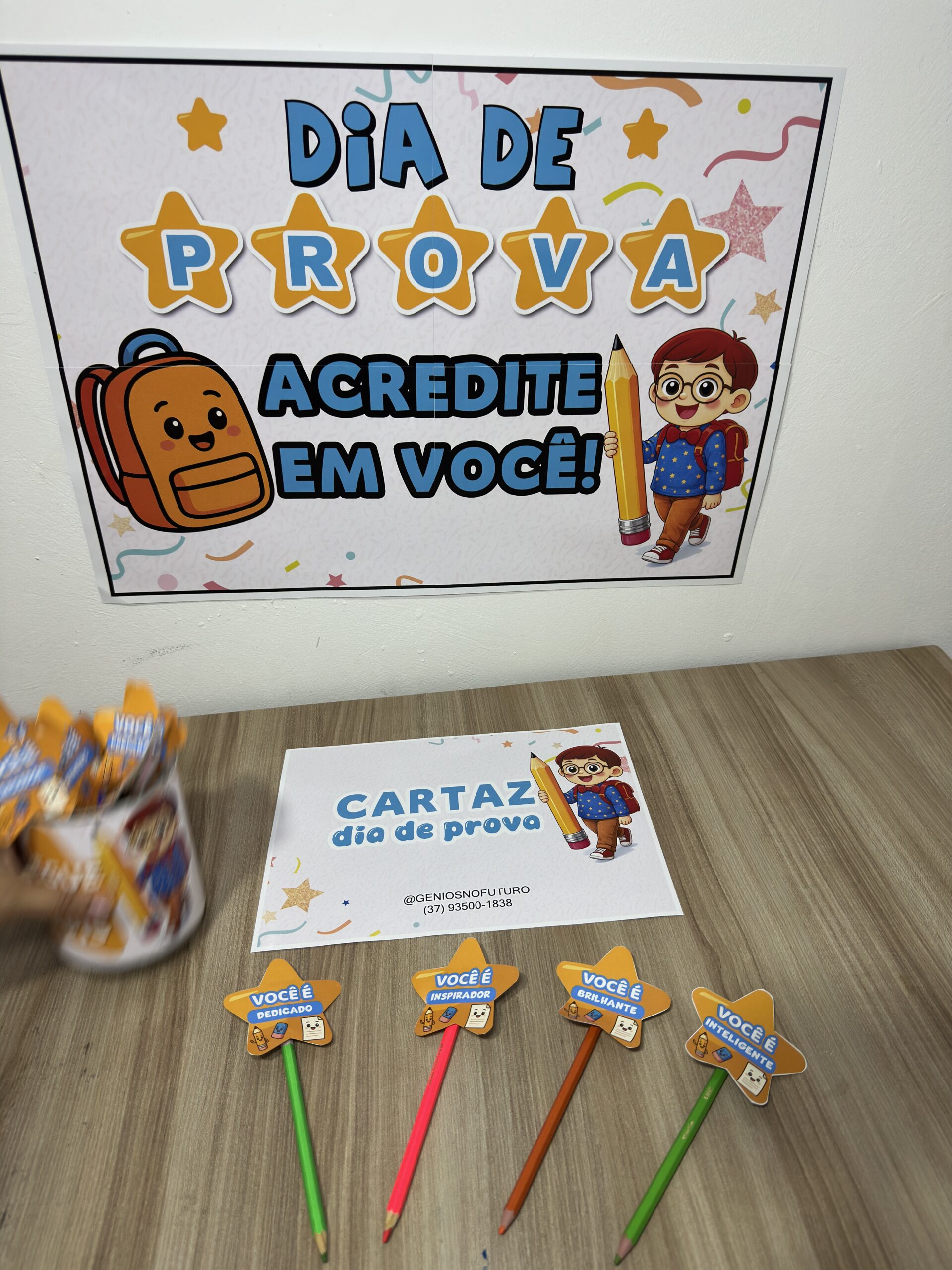 CARTAZ DIA DE PROVA - Imagem 3