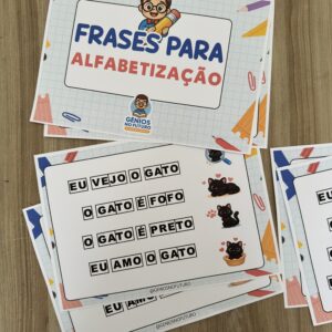 FRASES PARA ALFABETIZAÇÃO
